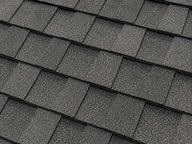 3-tab asphalt shingle roof surface