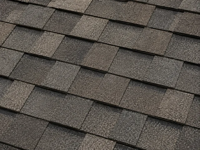 Architectural asphalt shingle roof surface