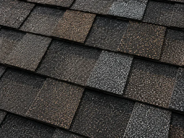 Premium / designer asphalt shingle roof surface