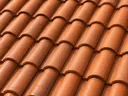 Clay tile roof surface
